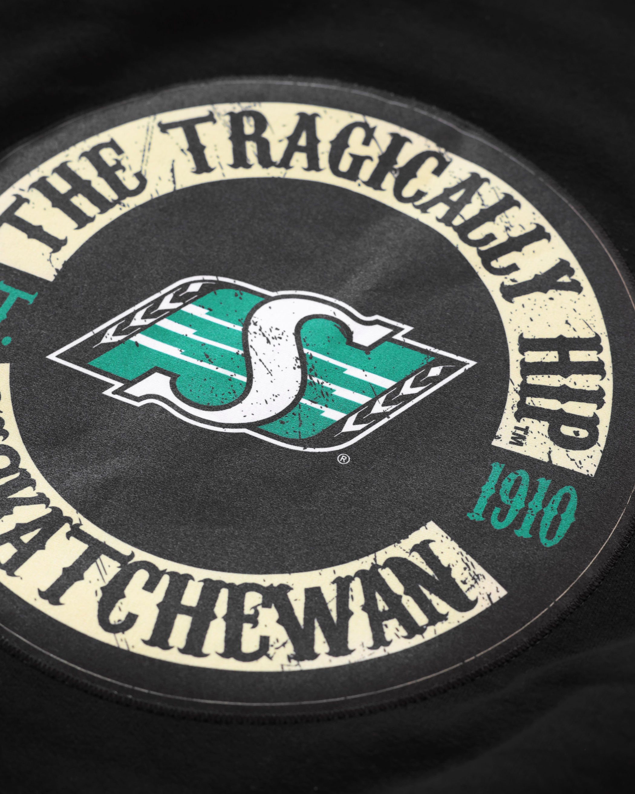 Made in Canada Saskatchewan Roughriders CFL x The Tragically Hip Hoodie - Unisex - Province of Canada