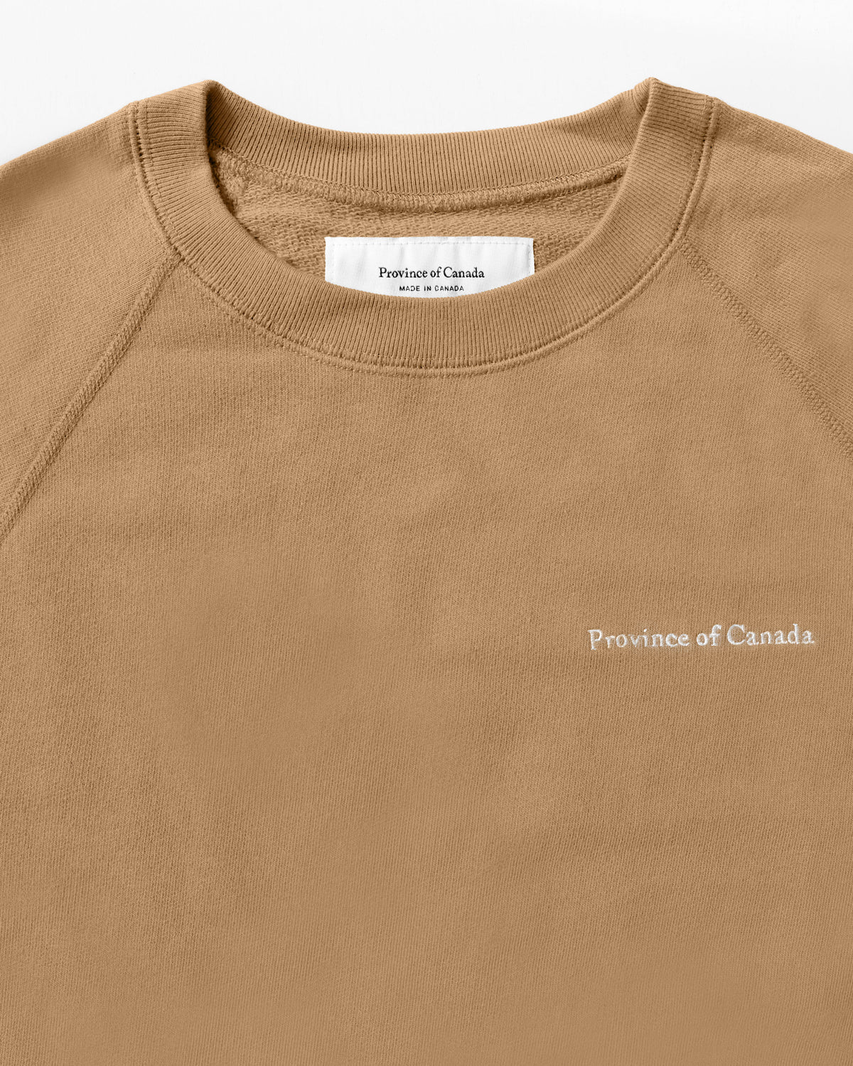 Made in Canada - French Terry Sweatshirt Camel - Unisex - Province of Canada