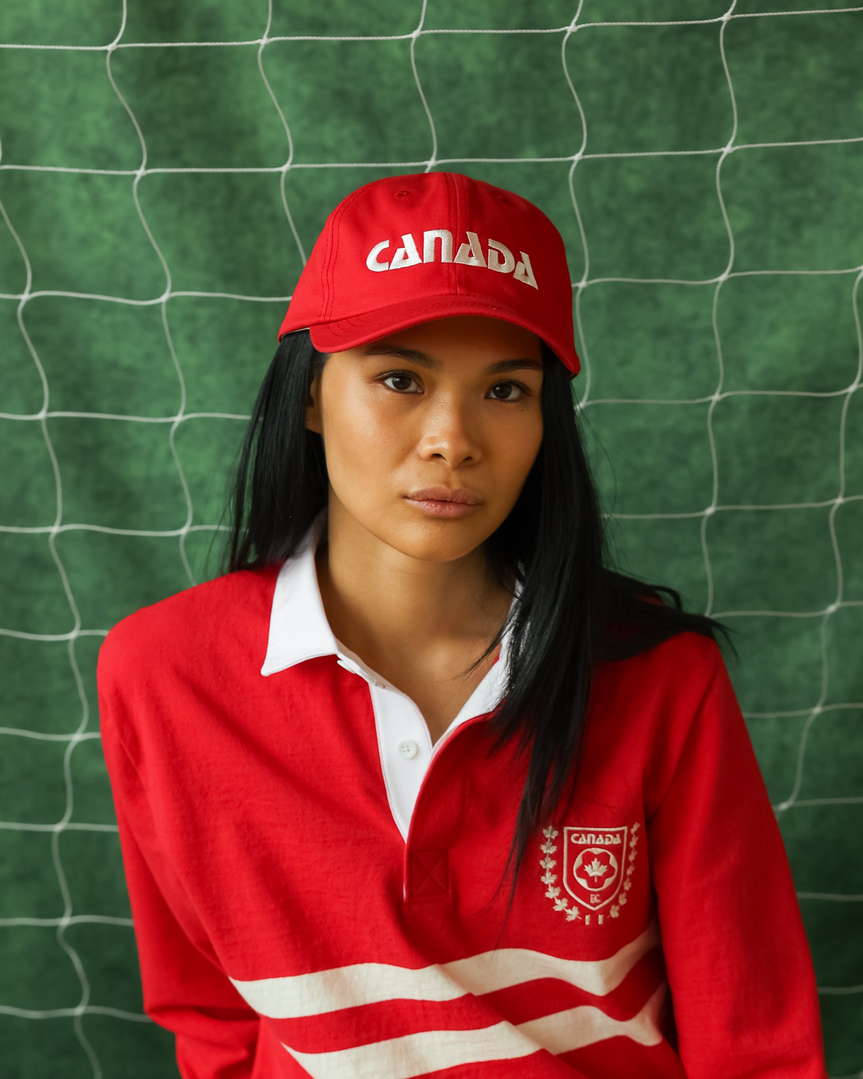 Made in Canada 100% Cotton Baseball Hat Red - Province of Canada
