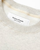 Canada Fleece Sweatshirt Eggshell - Made in Canada - Province of Canada