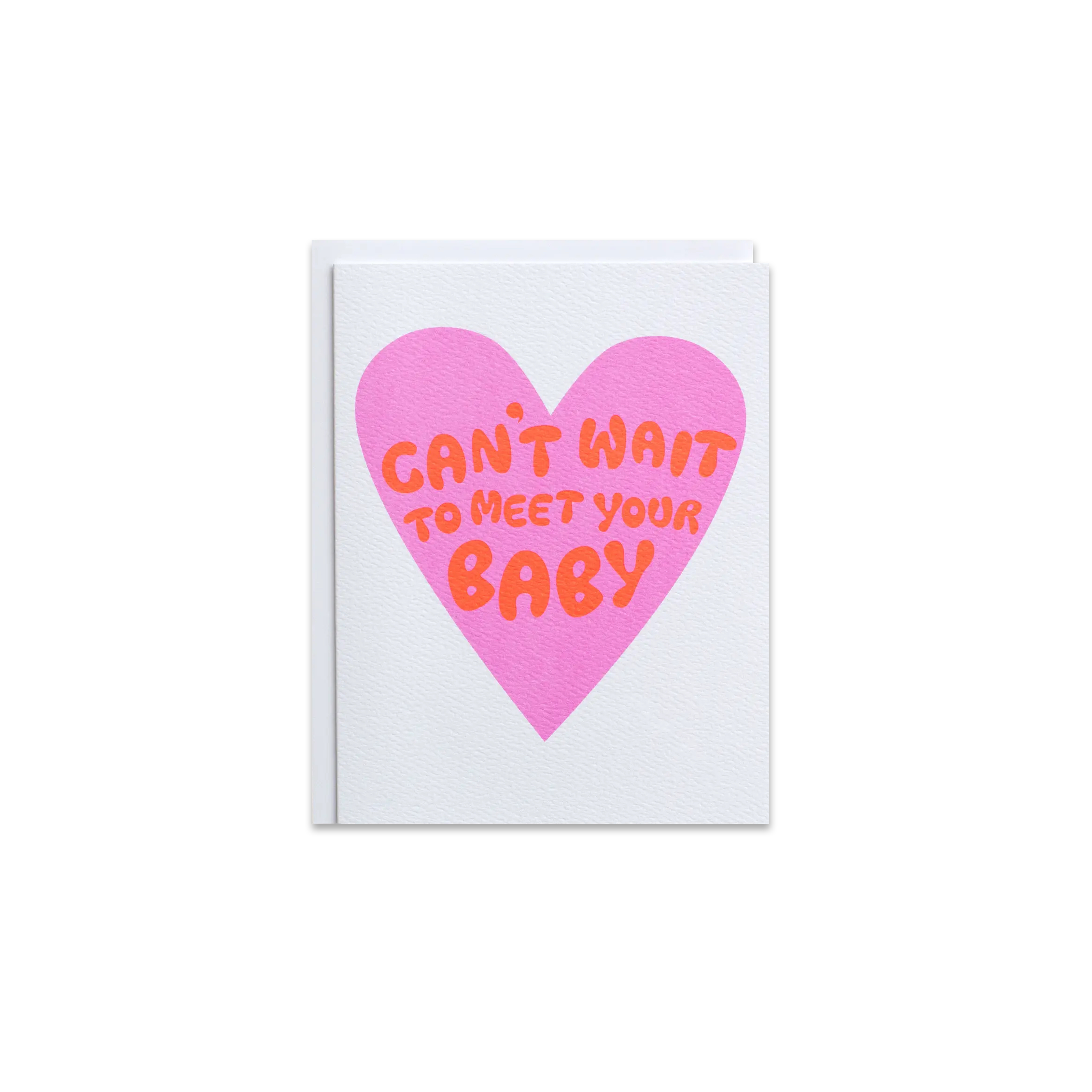 Can't Wait Baby Newborn Greeting Card - Made in Canada