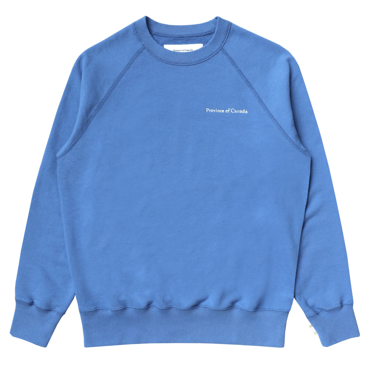 Made in Canada 100% Cotton French Terry Sweatshirt Cerulean Blue - Unisex - Province of Canada