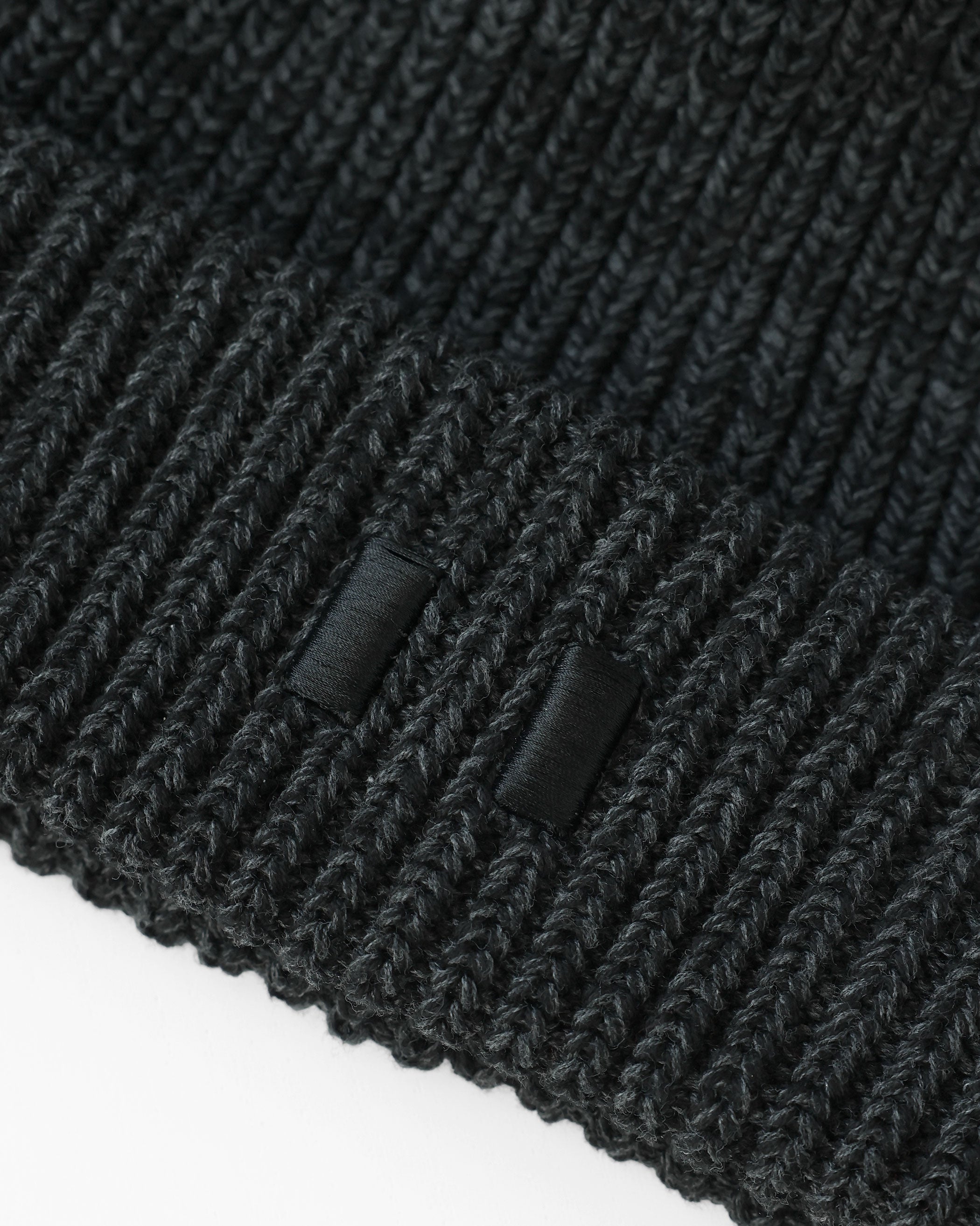 Made in Canada 100% Cotton Flag Cotton Knit Toque Heather Black - Province of Canada 
