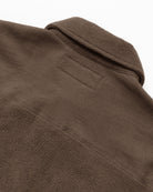 Reverse Fleece Overshirt Chestnut - Unisex - Made in Canada - Province of Canada