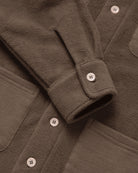 Reverse Fleece Overshirt Chestnut - Unisex - Made in Canada - Province of Canada
