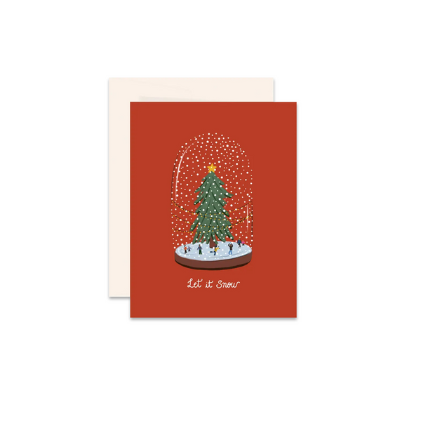 Christmas Globe Greeting Card - Province of Canada