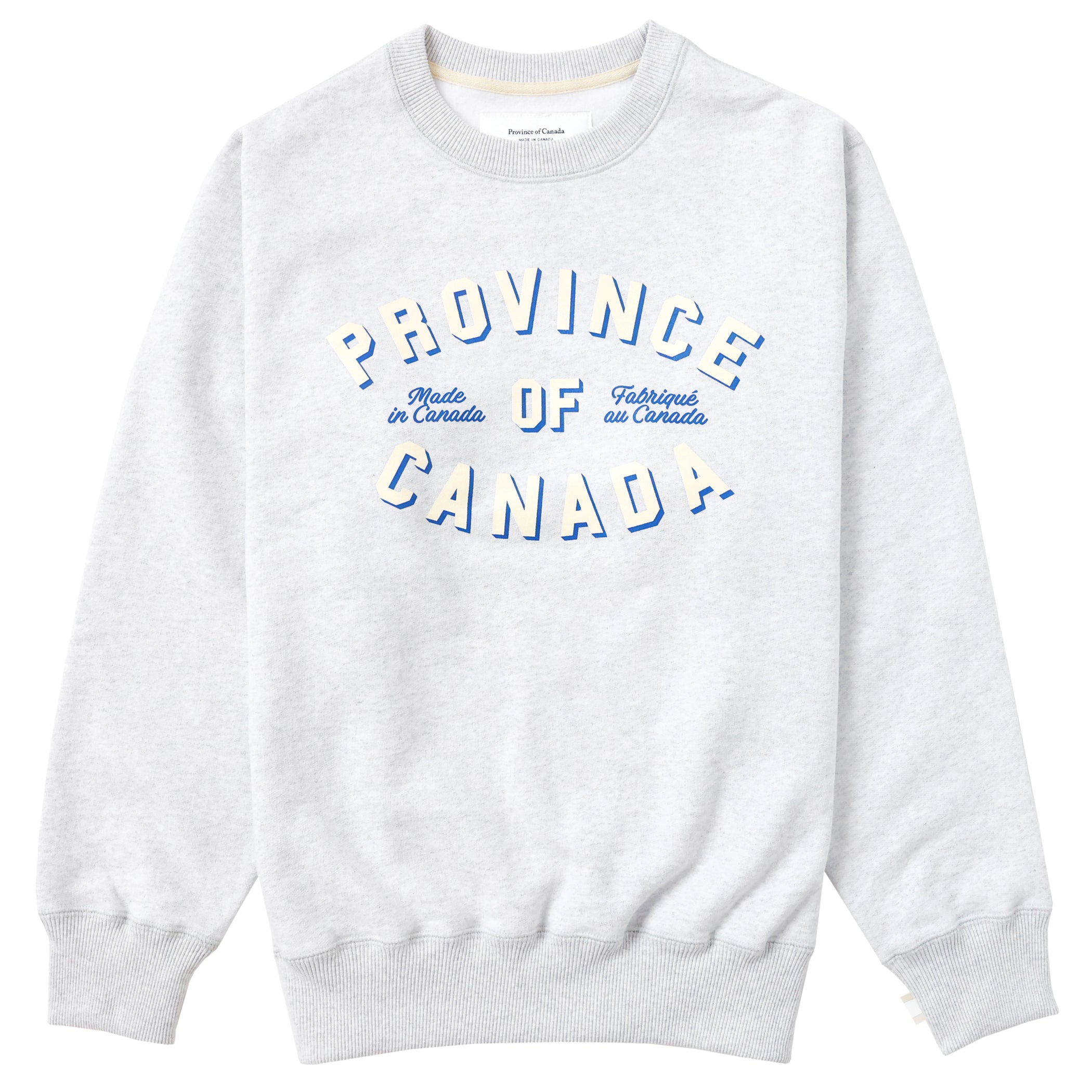 Made in Canada Fleece The Logo Fleece Sweatshirt Cloud - Unisex - Province of Canada