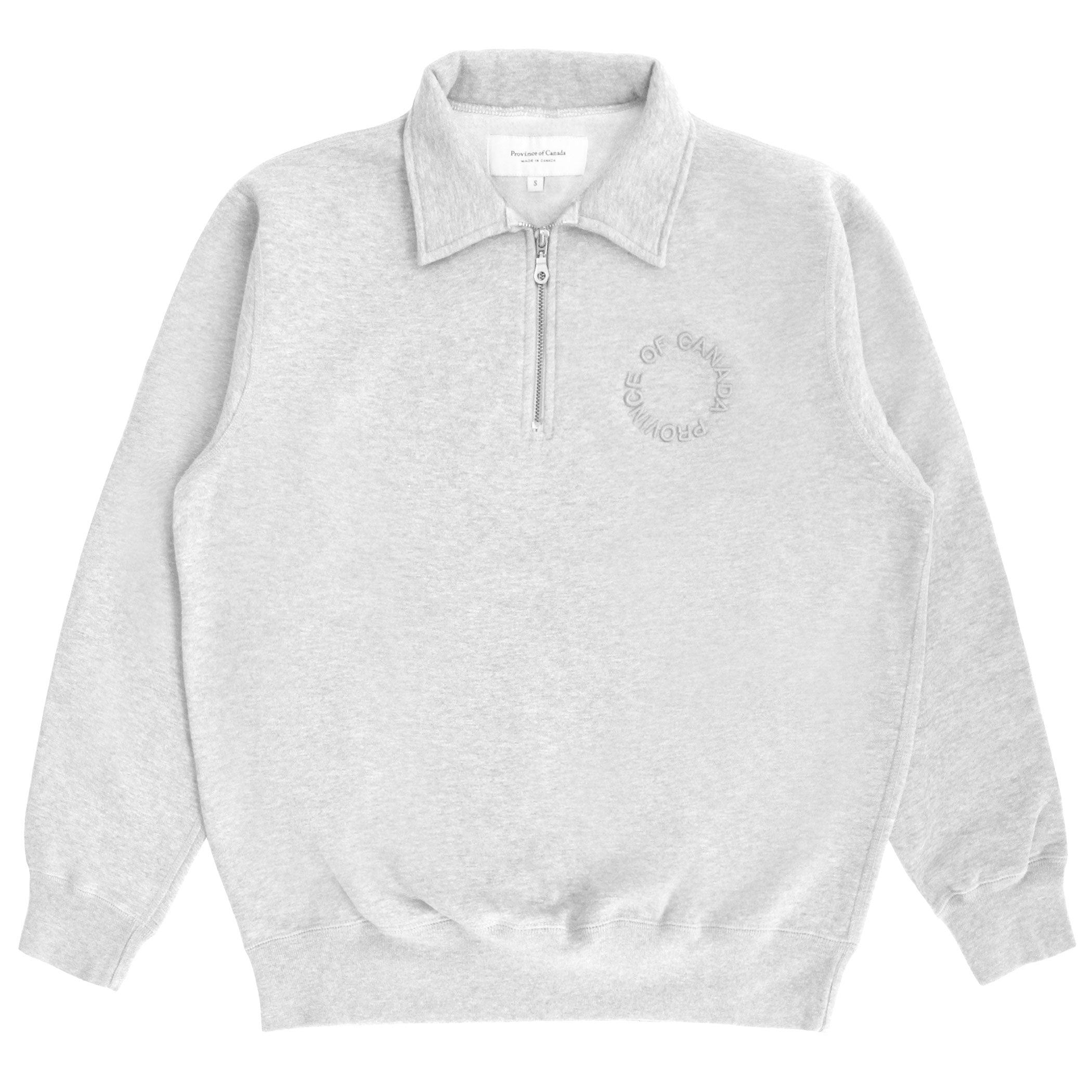 Made in Canada Red Flag Fleece Sweatshirt Cloud - Unisex - Province of Canada