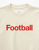 Made in Canada 100% Organic Cotton Football Helvetica Sweatshirt Natural - Unisex - Province of Canada