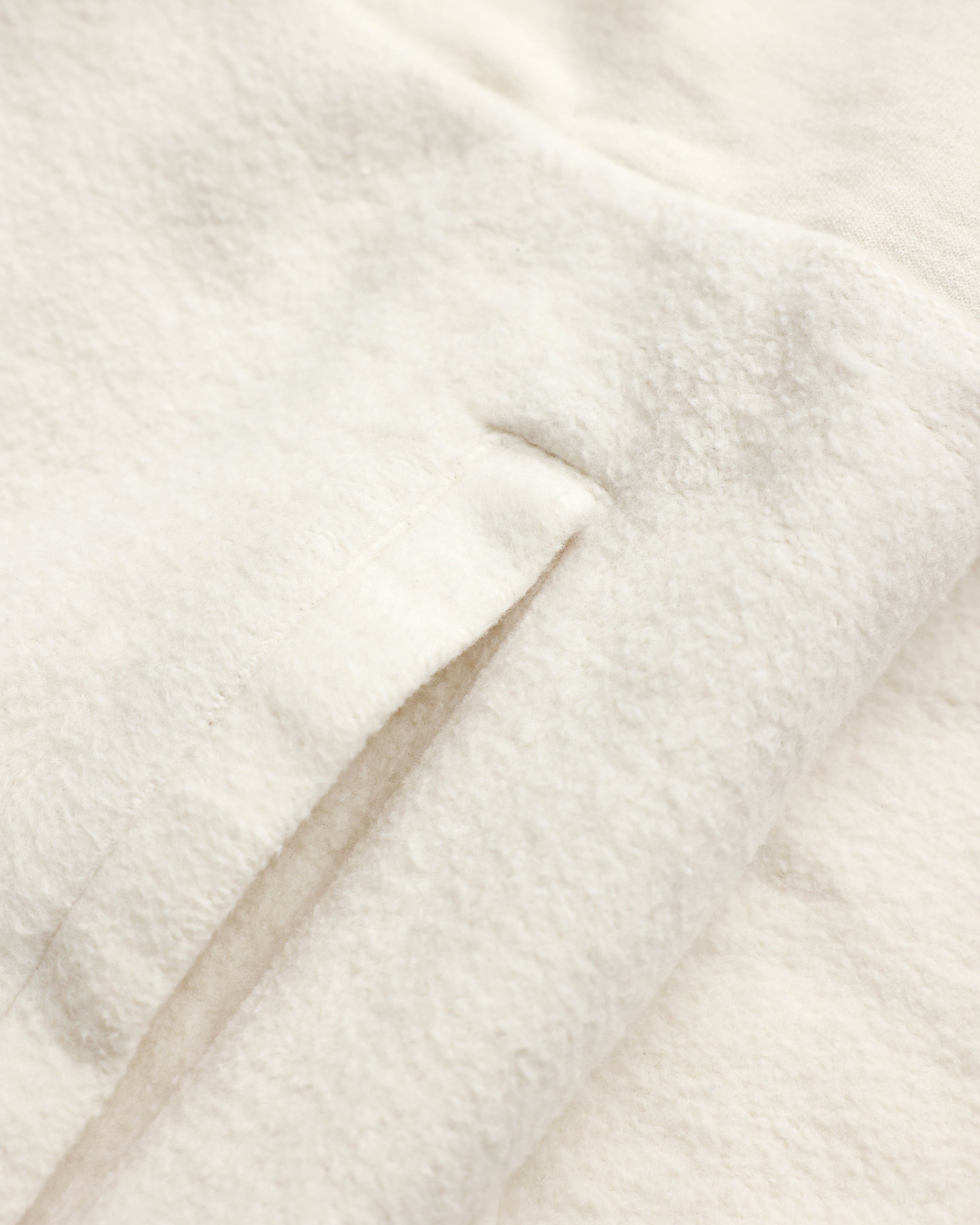 Made in Canada Reverse Fleece Pullover Cream - Unisex - Province of Canada 