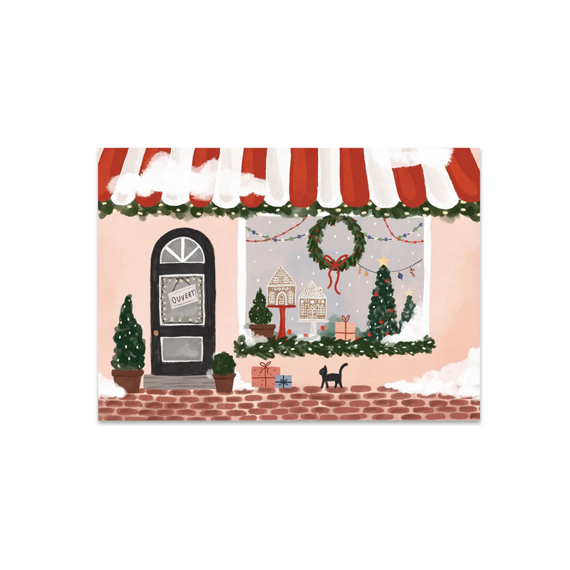 Christmas Boutique Greeting Card - Made in Canada - Province of Canada