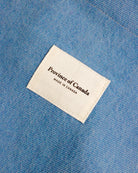 100% Cotton Made in Canada Large Wordmark Tote Bag Denim - Province of Canada