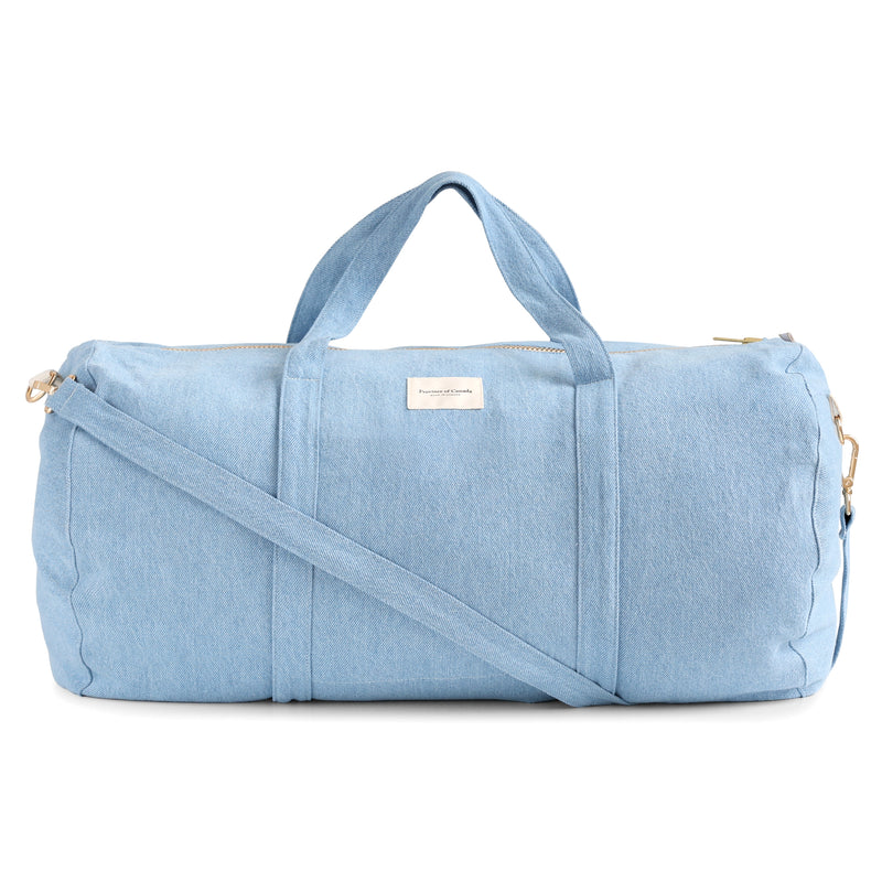 Blue & White Denim Mini Duffle Bag Canvas Bag Duffel Bag Telfar Inspired  Shopping Bag Woman's Cute Purse - Etsy