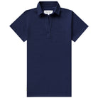 Made in Canada 100% Cotton Popover Dress Navy Blue - Province of Canada 