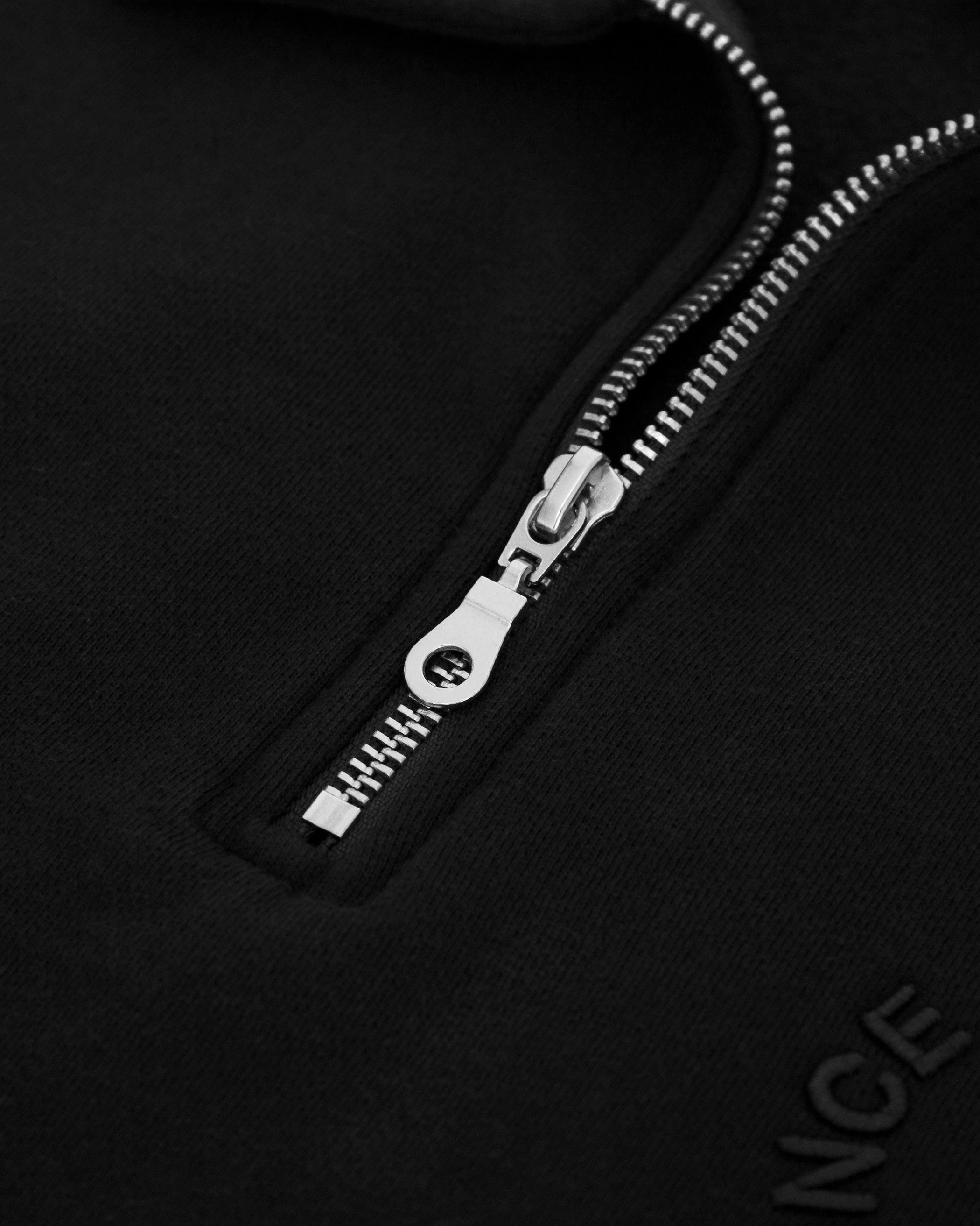 【完売品】HALF ZIP SWEAT/ブラック/サンライズ/HIIT Half Zip Black