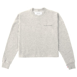 Made in Canada French Terry Crop Sweatshirt Eggshell - Province of Canada