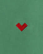 Made in Canada Organic Cotton Heart Tee Green - Unisex - Province of Canada