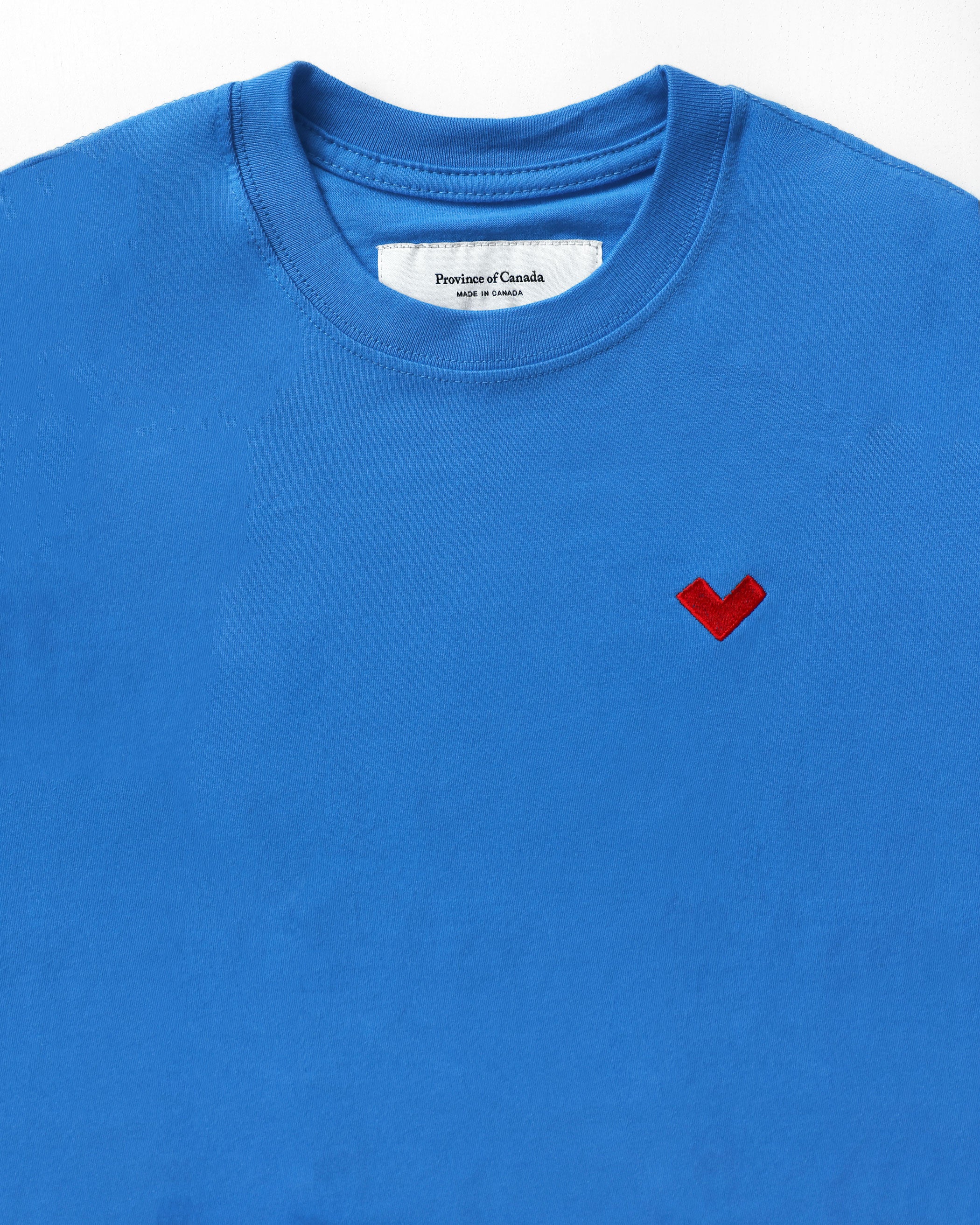 Heart Tee Super Blue - Unisex – Province of Canada