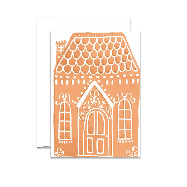 Enchanted Gingerbread House Greeting Card - Made in Canada - Province of Canada