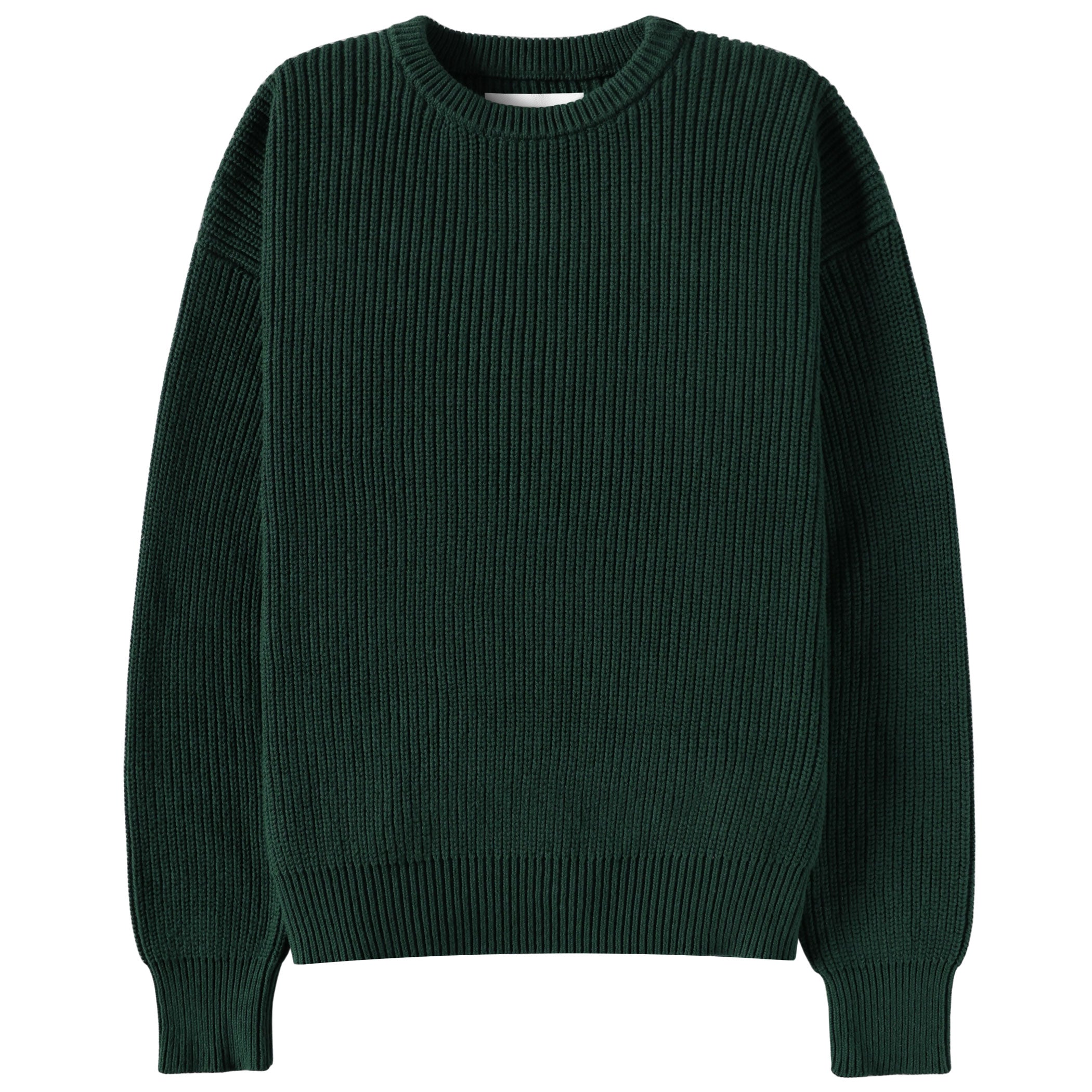 Cotton Knit Sweater Evergreen Unisex Made in Canada Province of Canada