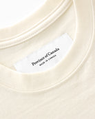 Made in Canada 100% Organic Cotton Football Helvetica Tee Natural - Unisex - Province of Canada