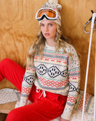 Made in Canada 100% Cotton Fair Isle Cotton Knit Sweater - Unisex - Province of Canada