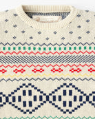 Made in Canada 100% Cotton Fair Isle Cotton Knit Sweater - Unisex - Province of Canada