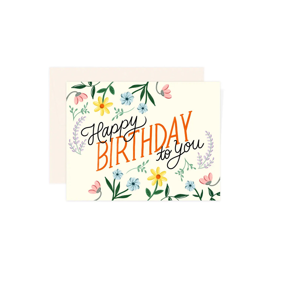 Floral Birthday Greeting Card - Made in Canada - Province of Canada