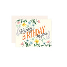 Floral Birthday Greeting Card - Made in Canada - Province of Canada