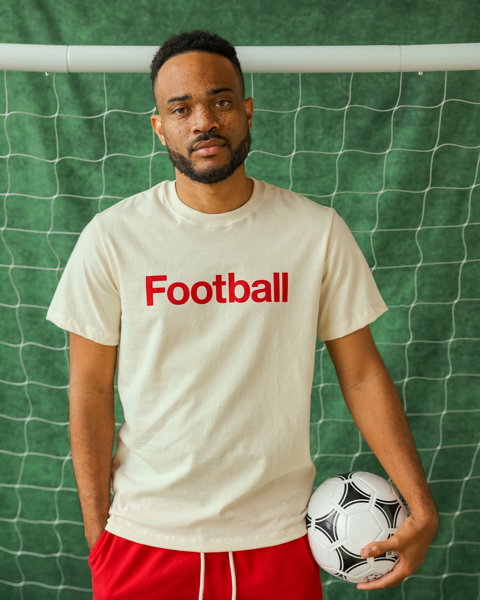 Football Helvetica Tee Natural - Unisex - Province of Canada