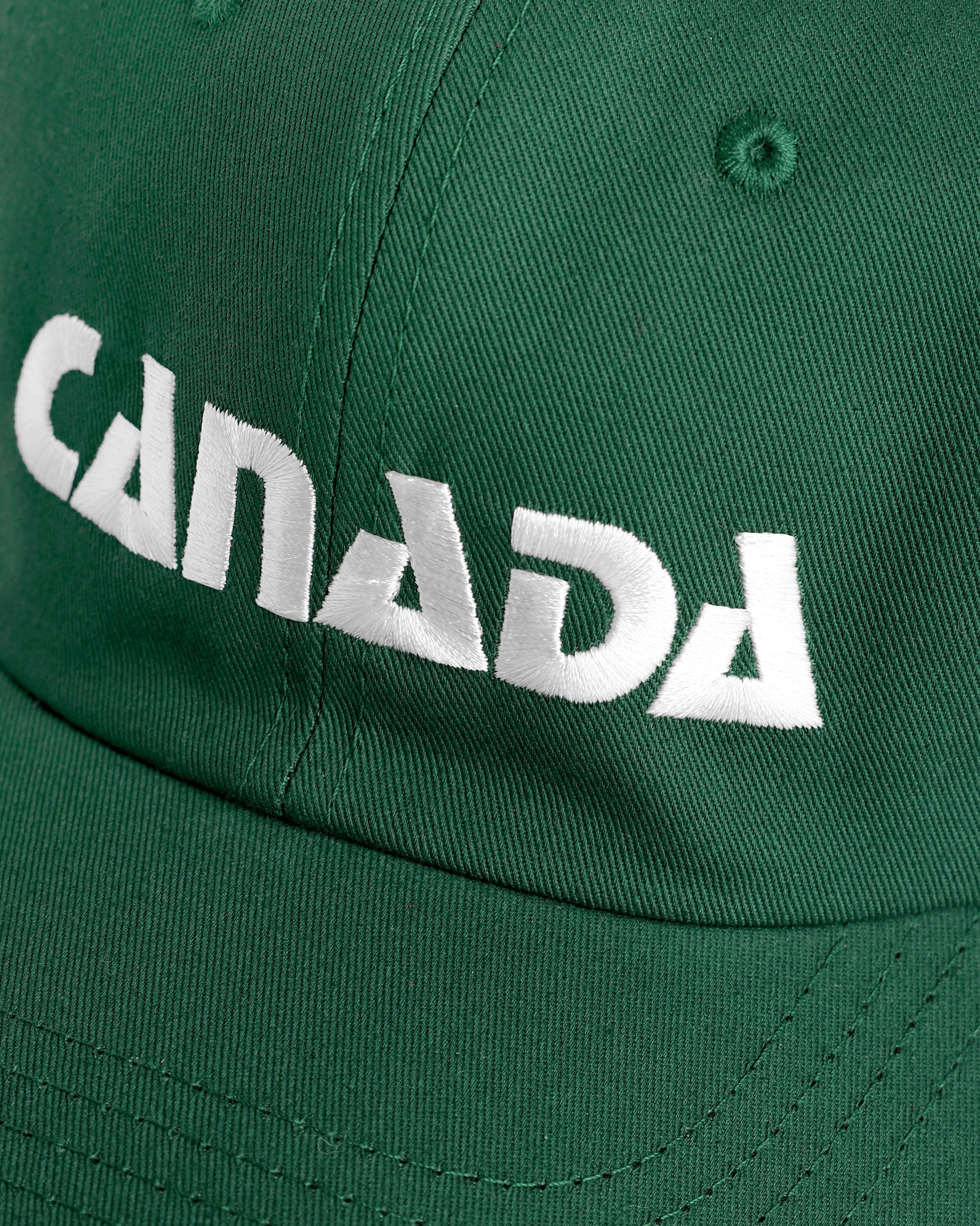 Made in Canada 100% Cotton Baseball Hat Forest Green - Province of Canada
