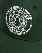 Made in Canada 100% Cotton Country Club Baseball Hat Forest - Province of Canada 