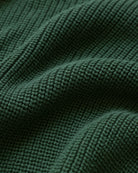Made in Canada 100% Cotton Knit Half Zip Sweater Forest - Unisex - Province of Canada