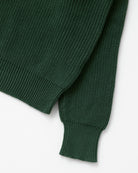 Made in Canada 100% Cotton Knit Half Zip Sweater Forest - Unisex - Province of Canada