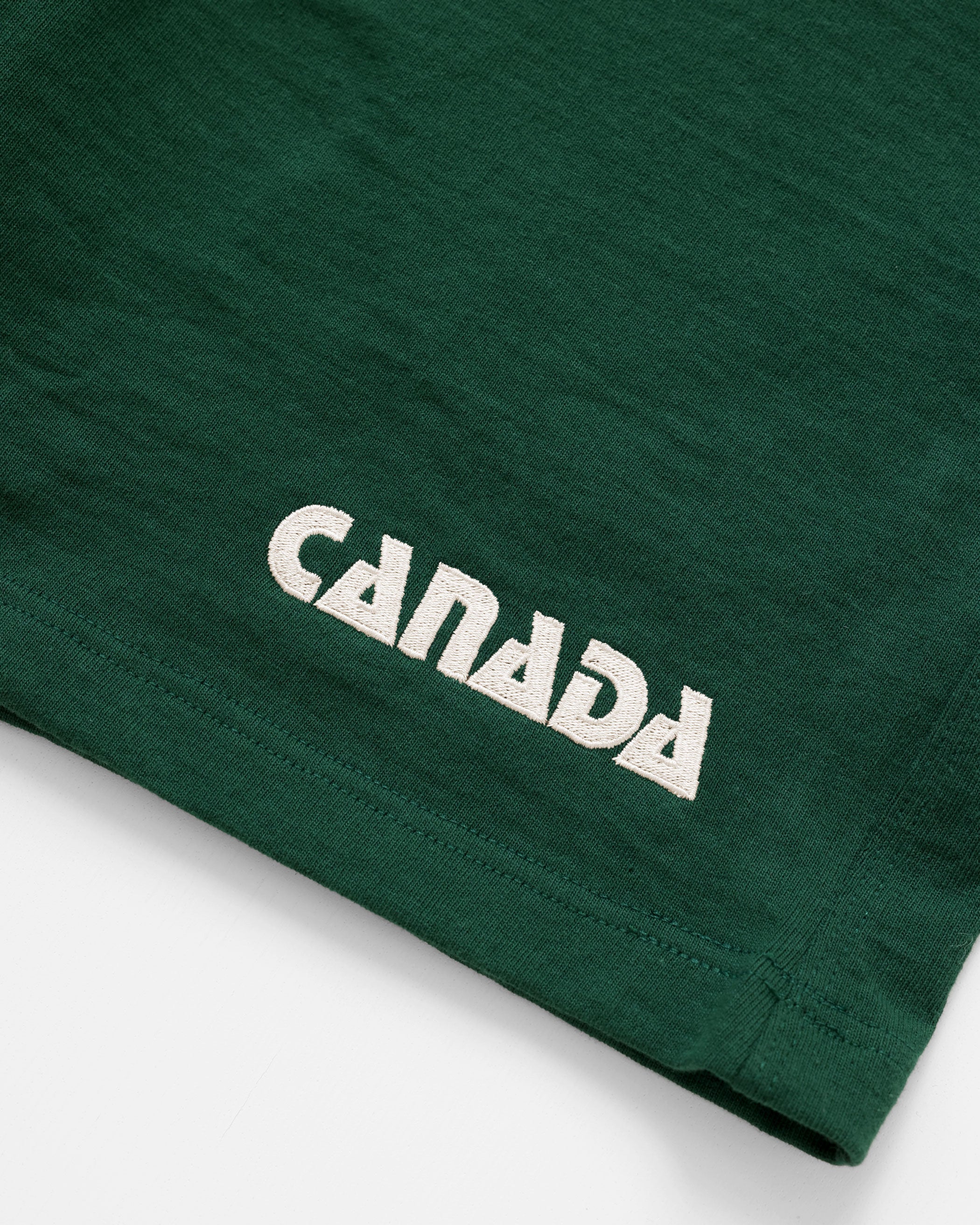 Made in Canada 100% Cotton Canada Shorts Forest - Unisex - Province of Canada 