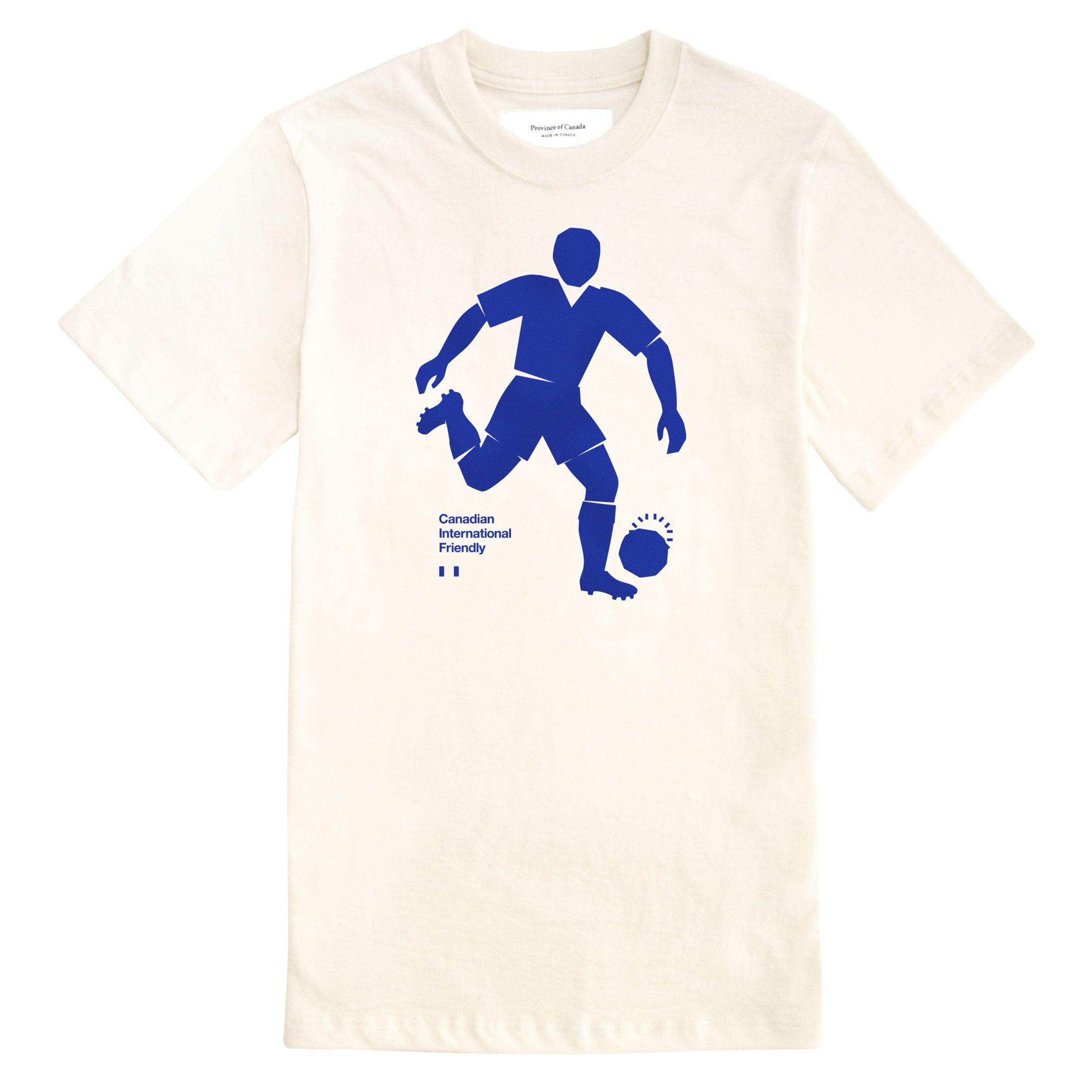 Made in Canada 100% Organic Cotton International Friendly Mascot Tee Natural - Unisex - Province of Canada