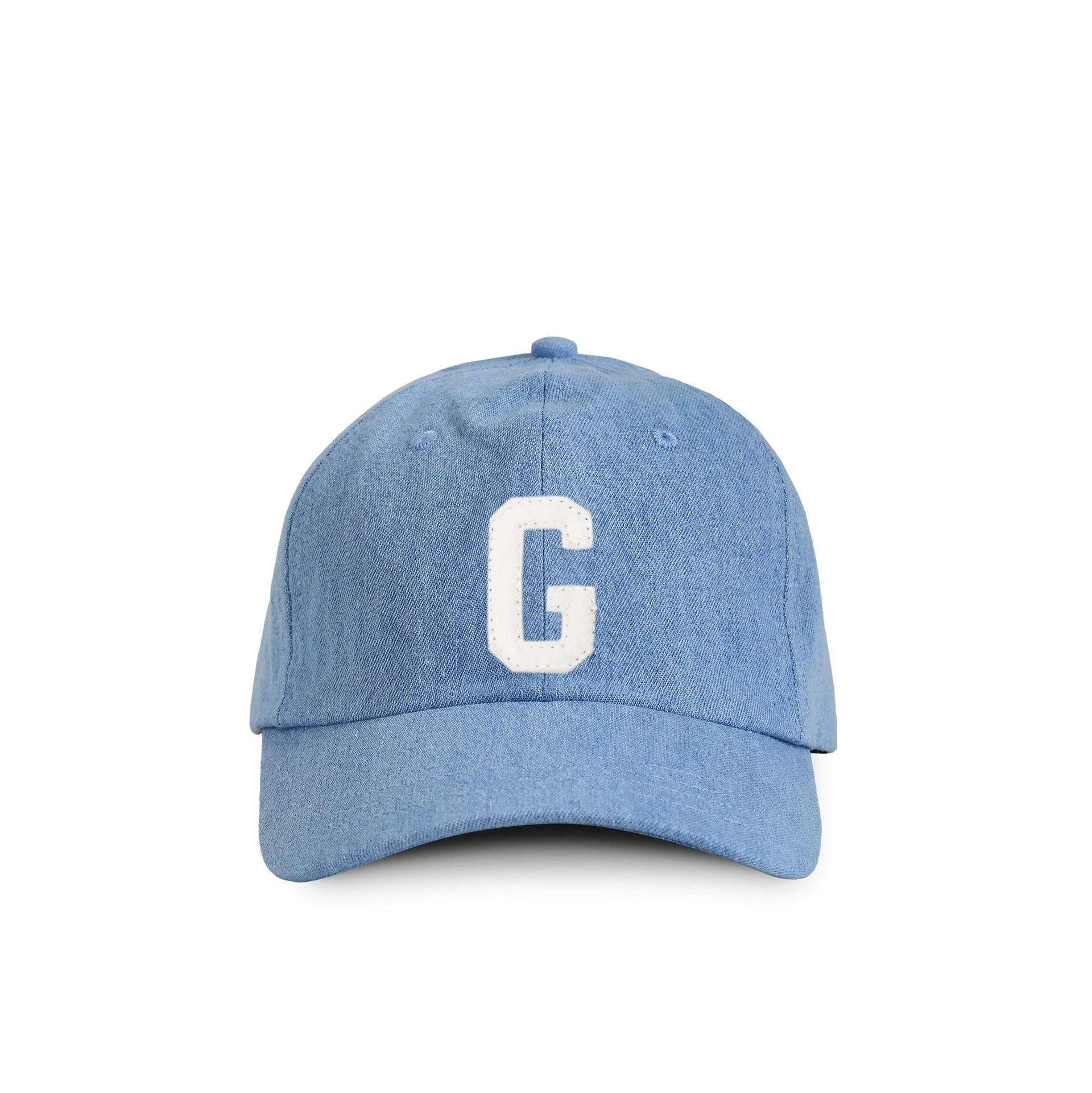 Kids Letter G Baseball Hat Denim