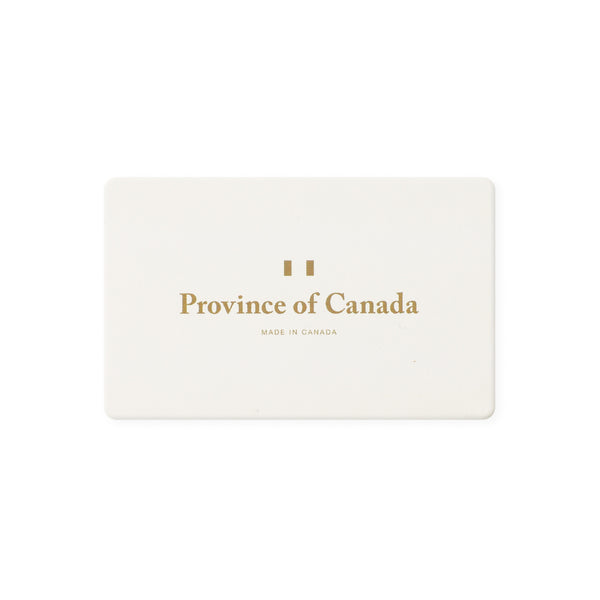 Province of Canada Gift Card
