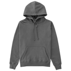 Made in Canada Reverse 100% Cotton Cross Grain Hoodie Graphite - Unisex - Provice of Canada