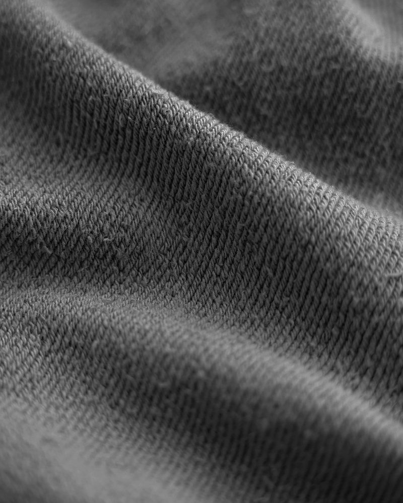 Made in Canada Reverse 100% Cotton Cross Grain Sweatpants Vintage Black Graphite - Unisex - Provice of Canada