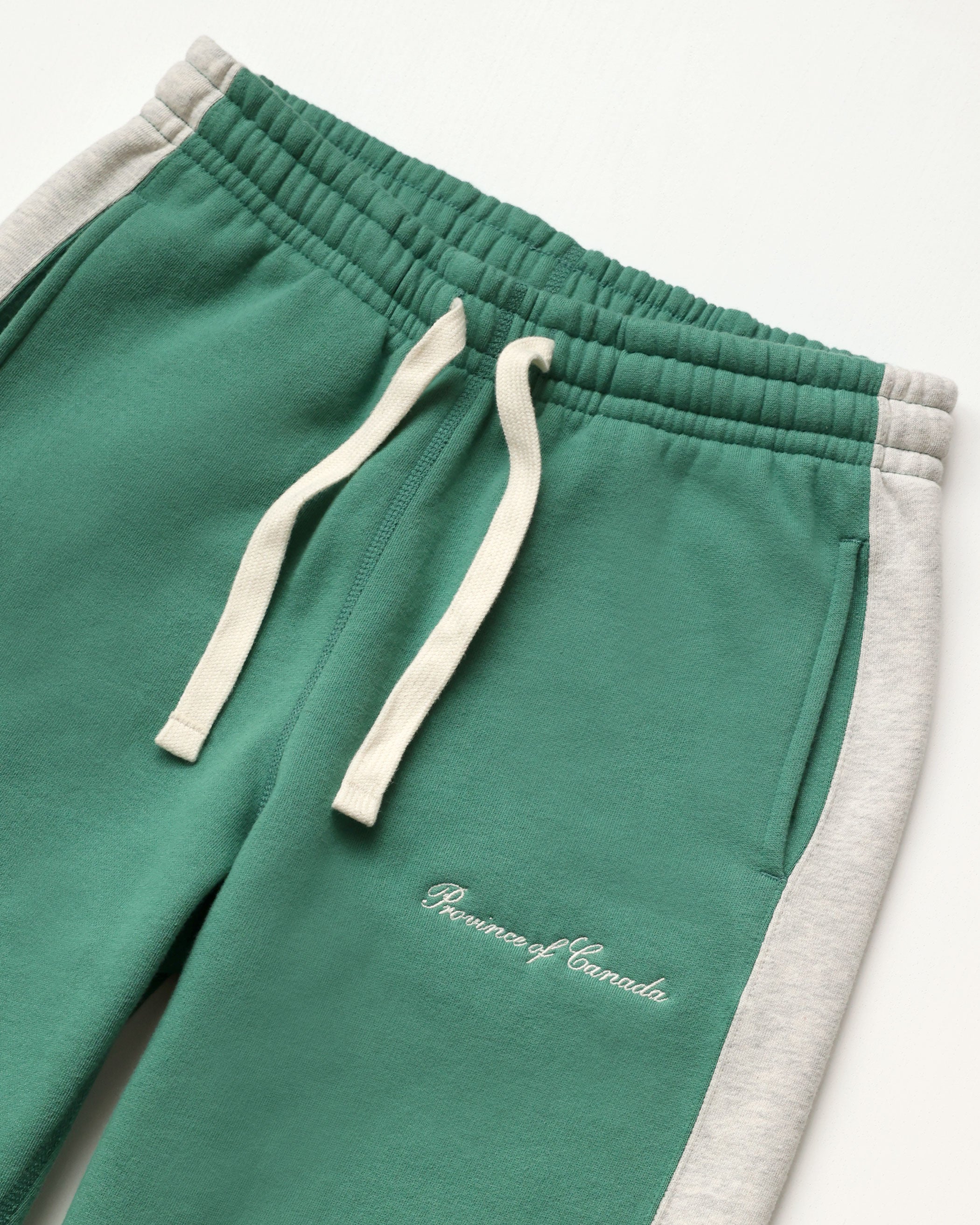 Made in Canada Cotton Club Fleece Sweatpant Green - Unisex - Province of Canada