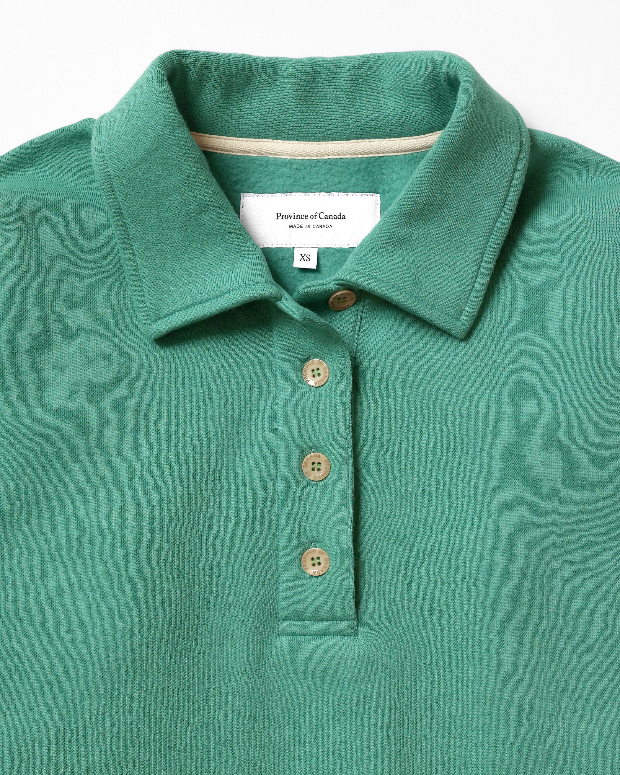 Made in Canada Fleece Sweater Dress Green - Province of Canada 