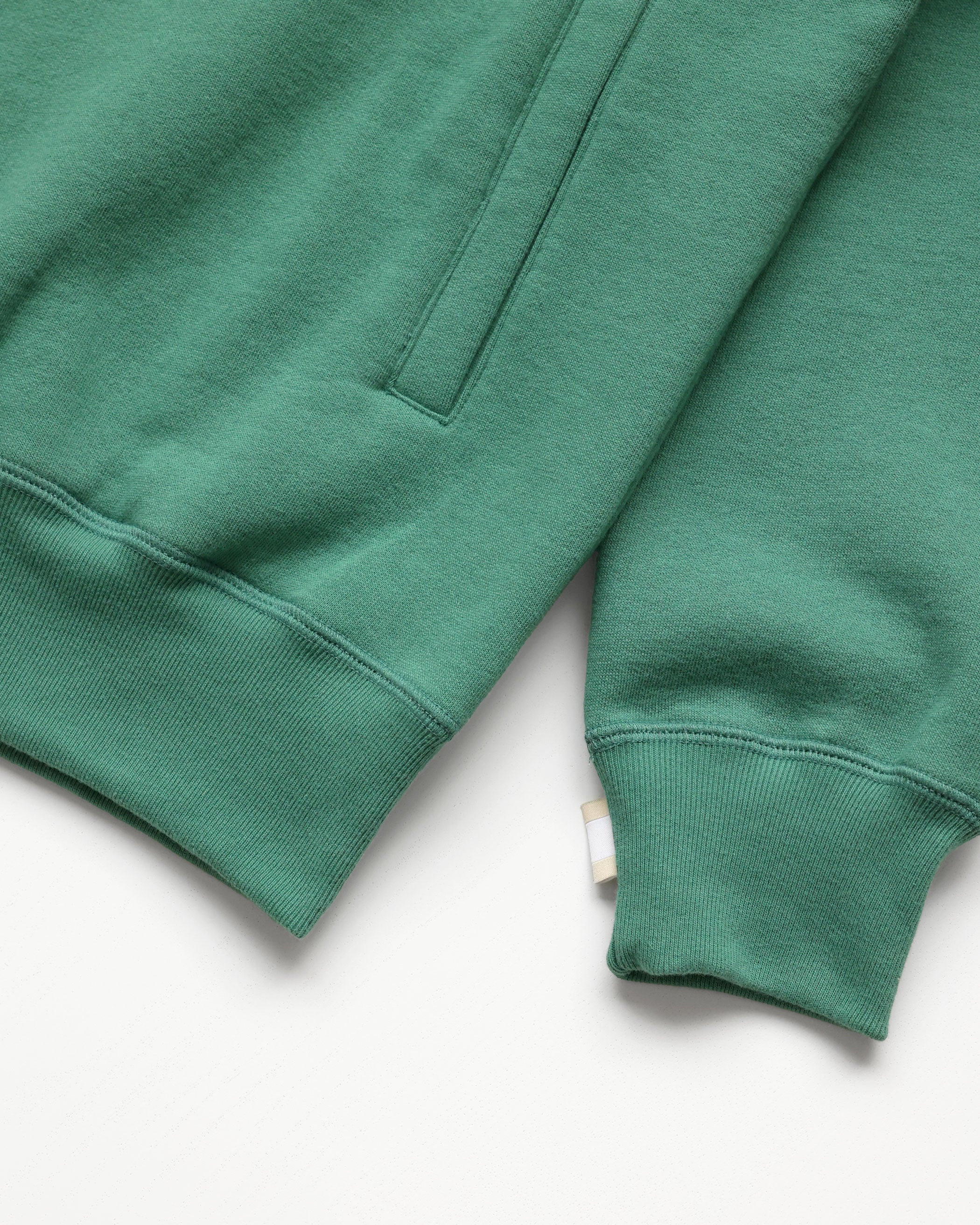 Made in Canada Club Cotton Fleece Half Zip Green - Unisex - Province of Canada 