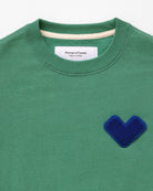 Made in Canada Heart Sweatshirt Green - Unisex - Province of Canada 