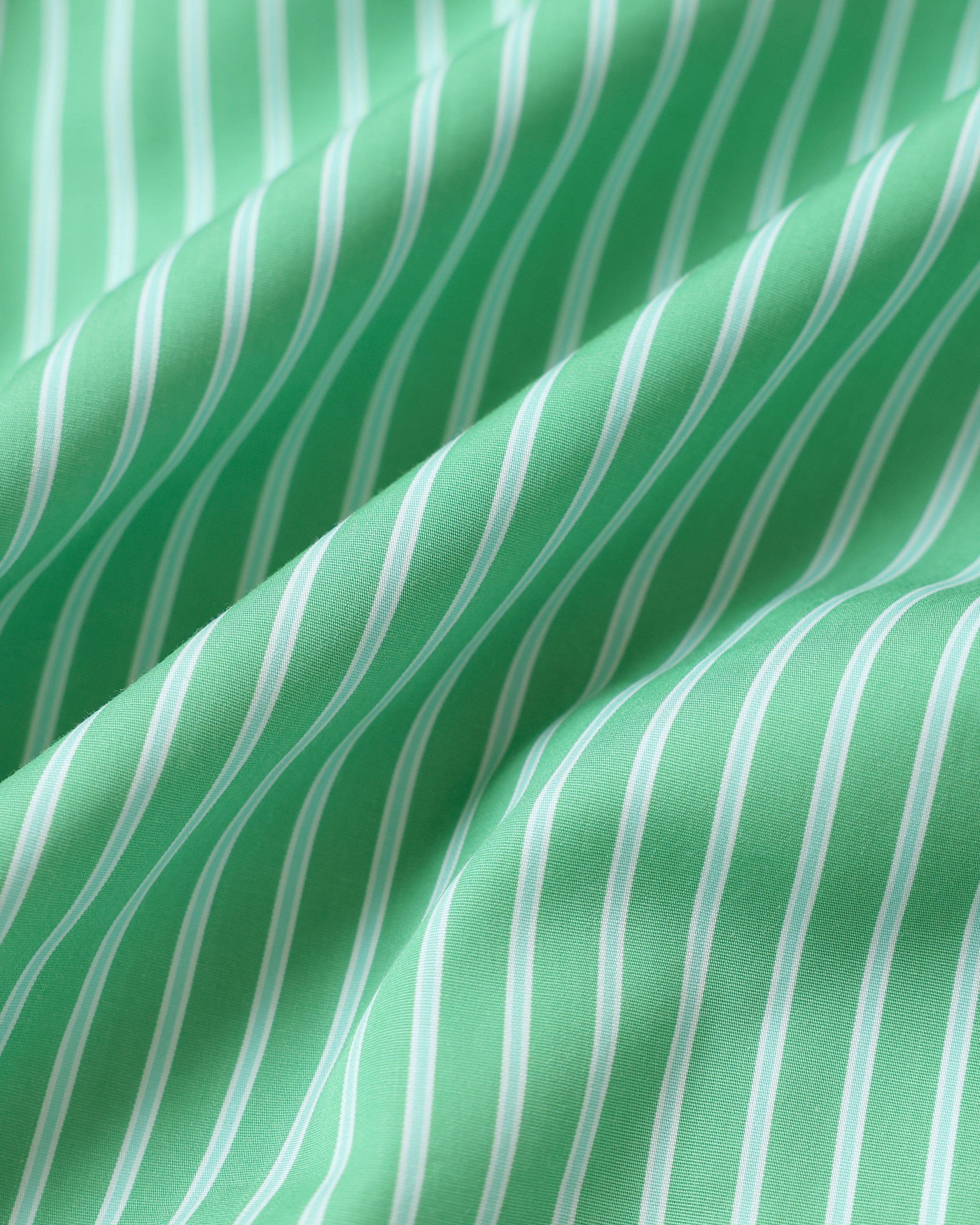 Made in Canada 100% Cotton Pyjama Pants Green Stripe - Unisex - Province of Canada