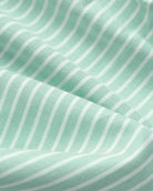 Made in Canada 100% Cotton Oxford Wide Stripe Dress Green - Province of Canada