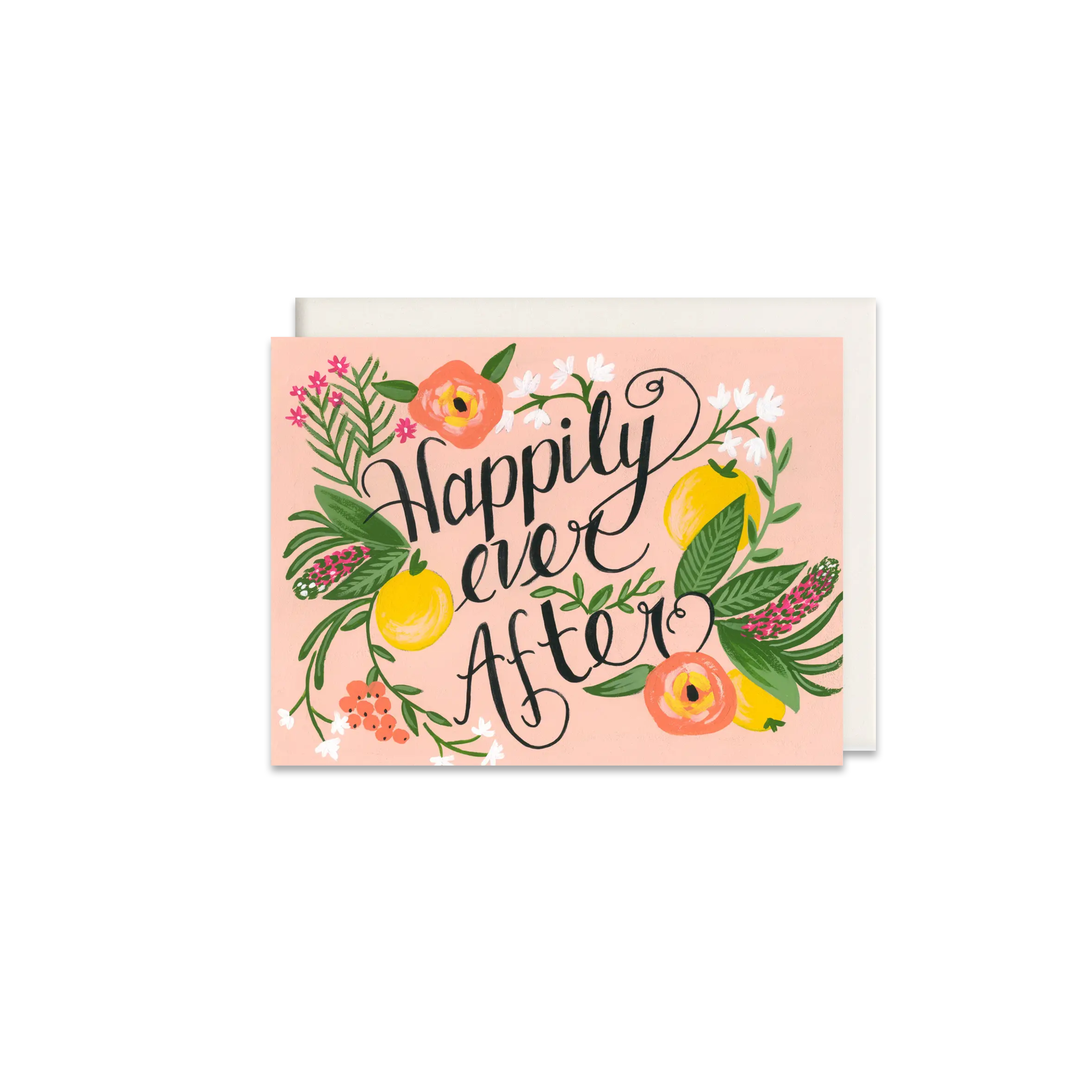 Happily Ever After Wedding Greeting Card - Made in Canada - Province of Canada