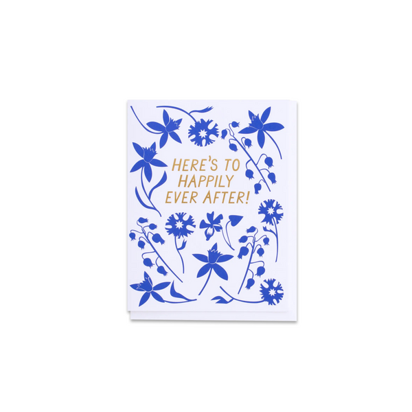 Happily Ever After Wedding Greeting Card - Made in Canada - Province of Canada