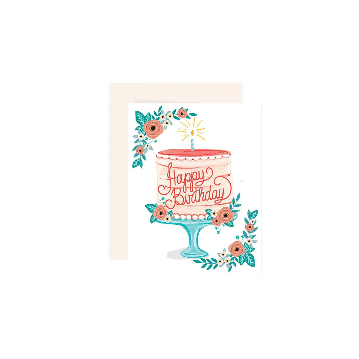 Happy Birthday Cake Card