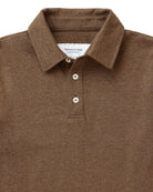 Made in Canada Sunday Polo Shirt Heather Brown - Province of Canada